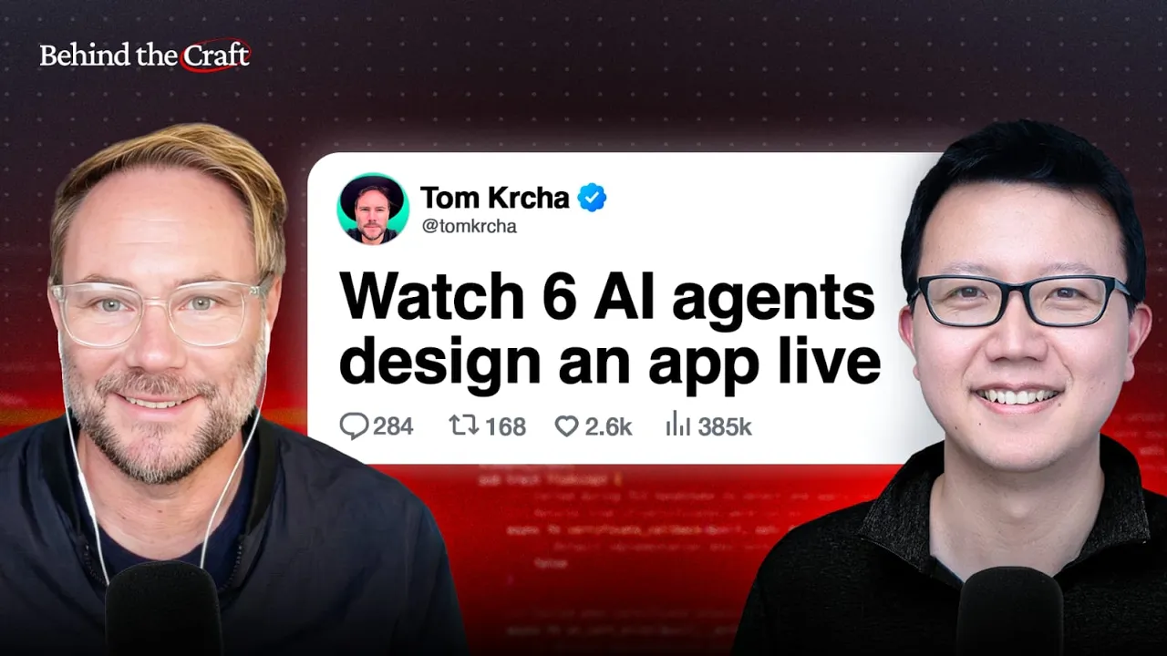 I Watched 6 AI Agents Design an App Together And It Blew My Mind | Tom Krcha