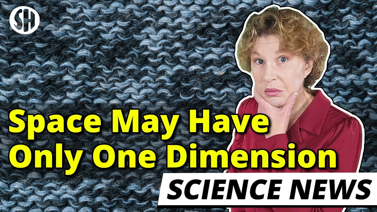 Deep Down, Space Might Have Only One Dimension -- and this would solve a BIG problem