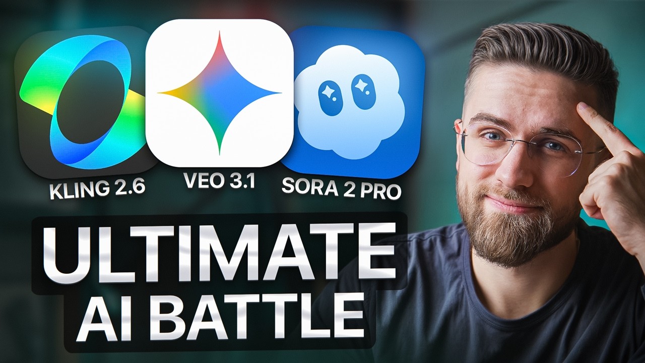 Veo 3.1 vs Sora 2 vs Kling 2.6 – The Real Winner