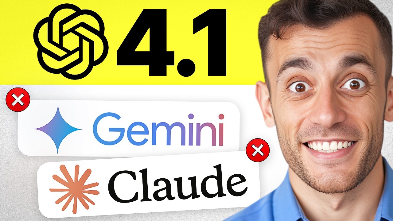 NEW GPT-4.1 DESTROYS Gemini 2.5 & Claude? 🤯