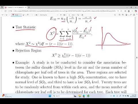 [bsr46] Introduction to Biostatistics: Chapter 12  Analysis of Frequencies (part 4/5)