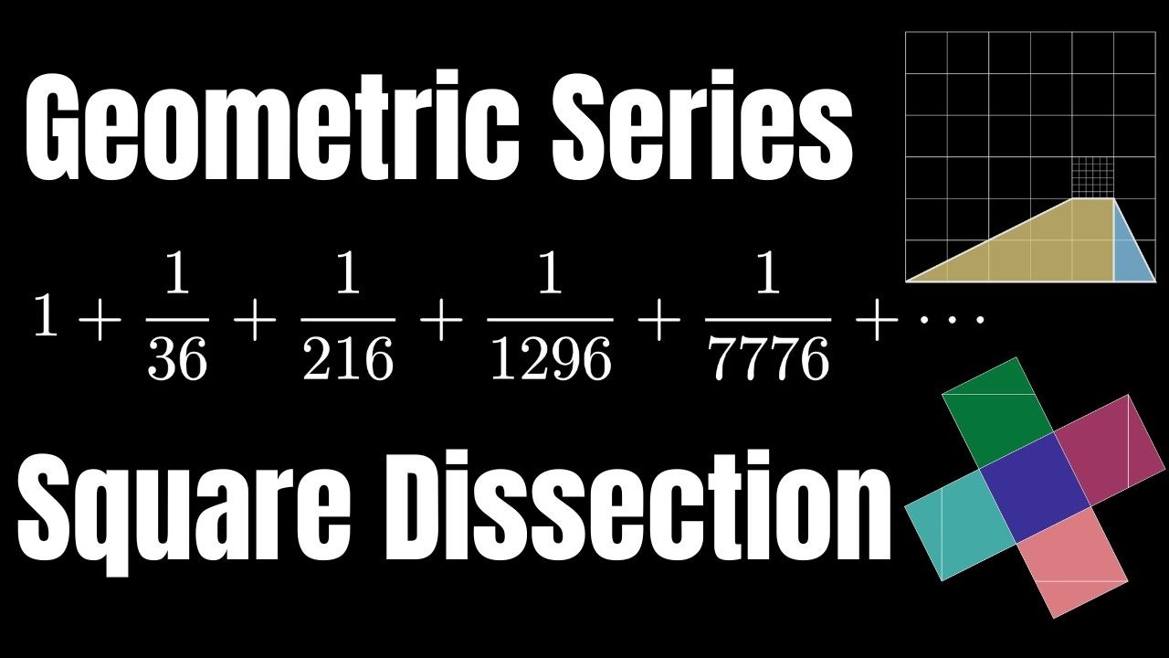 Summing Powers of 1/6 via a Square Dissection