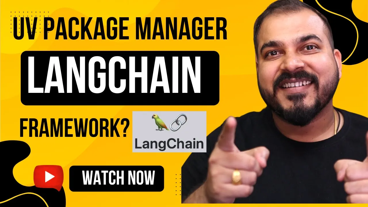 3-Langchain Project Set Up With UV Package Manager In Hindi