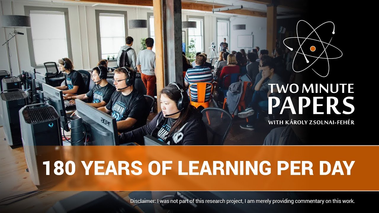 OpenAI + DOTA2: 180 Years of Learning Per Day