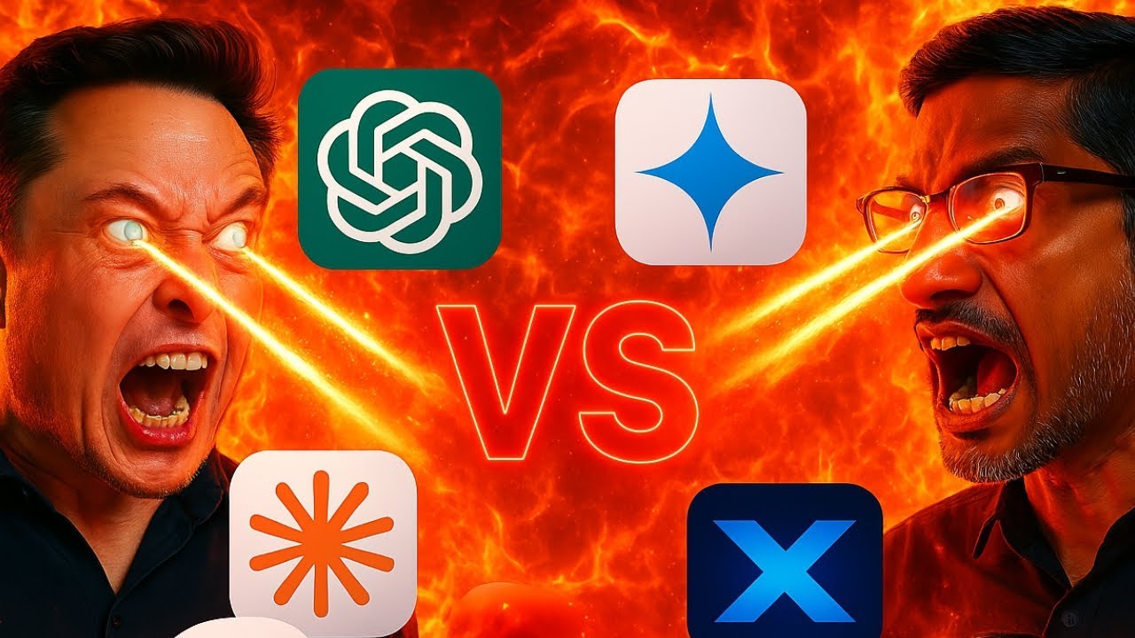 Gemini 2.5 VS Claude VS ChatGPT VS Grok: Who Wins? 👀