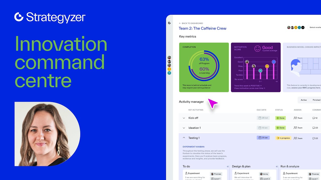 Innovation coach command centre