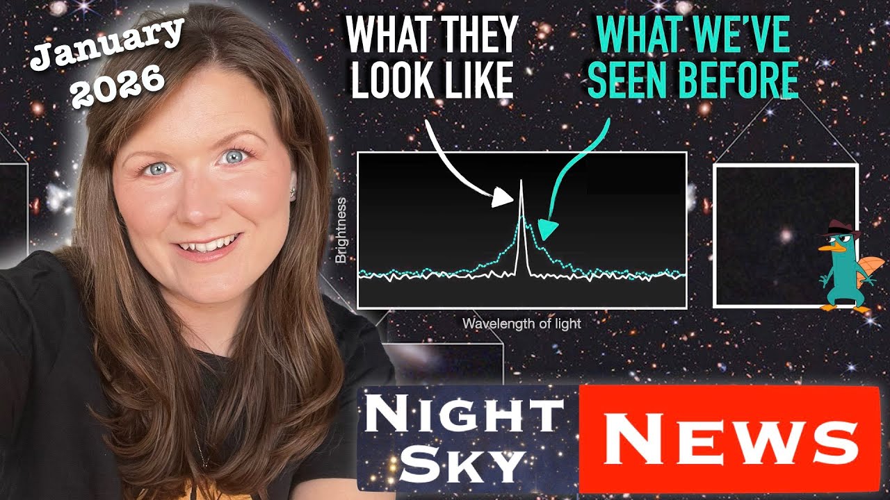 JWST discovers “platypus galaxies” in the distant Universe | Night Sky News January 2026