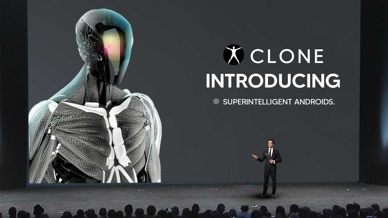 Clone Robotics New Superintelligent Androids Sup[rise Everyone