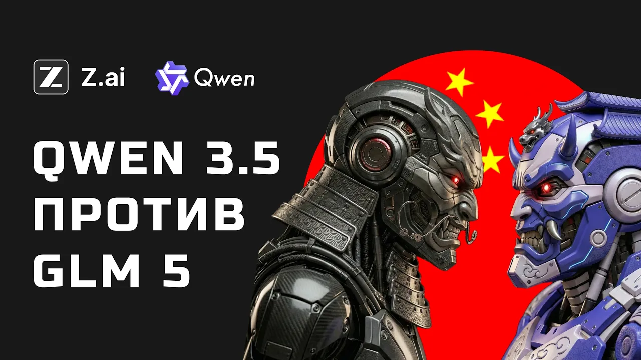 GLM-5 УНИЗИЛ QWEN 3.5 Plus! КОРОЛЬ китайских AI vs бесплатная альтернатива