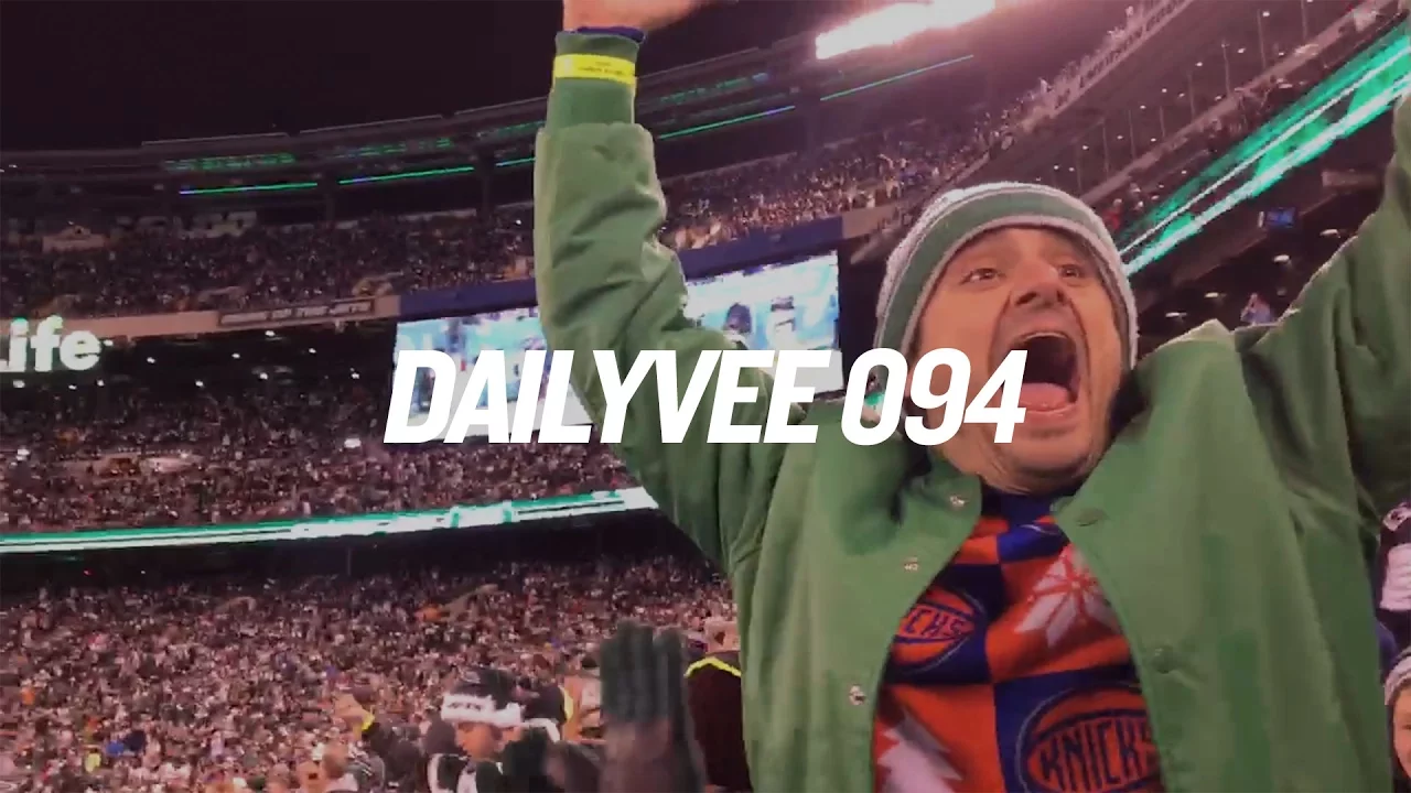 MY JETS PATRIOTS GAME | DailyVee 094