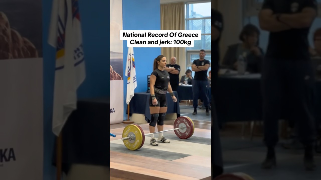 This 100kg Lift is UNREAL 🤯 #weightlifting #record