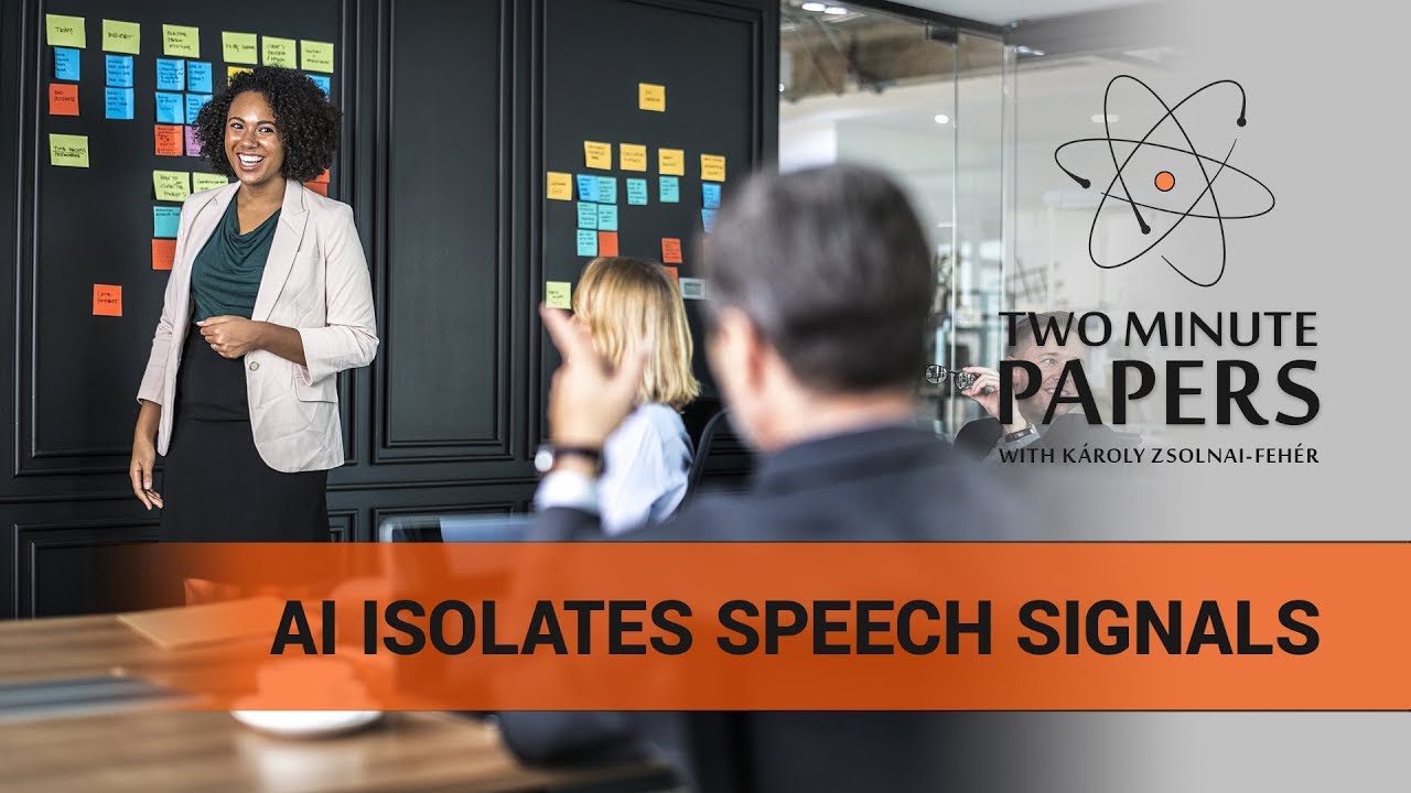 This AI Learned To Isolate Speech Signals