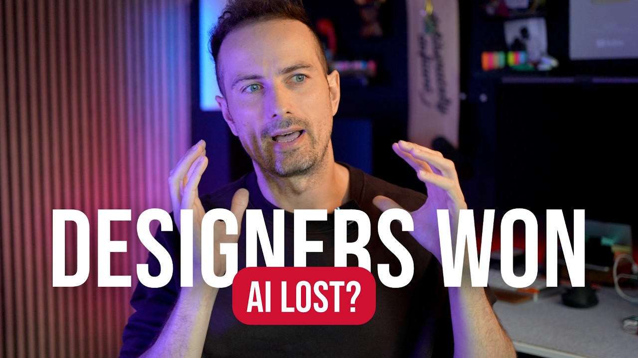 Designers are safe. AI lost.