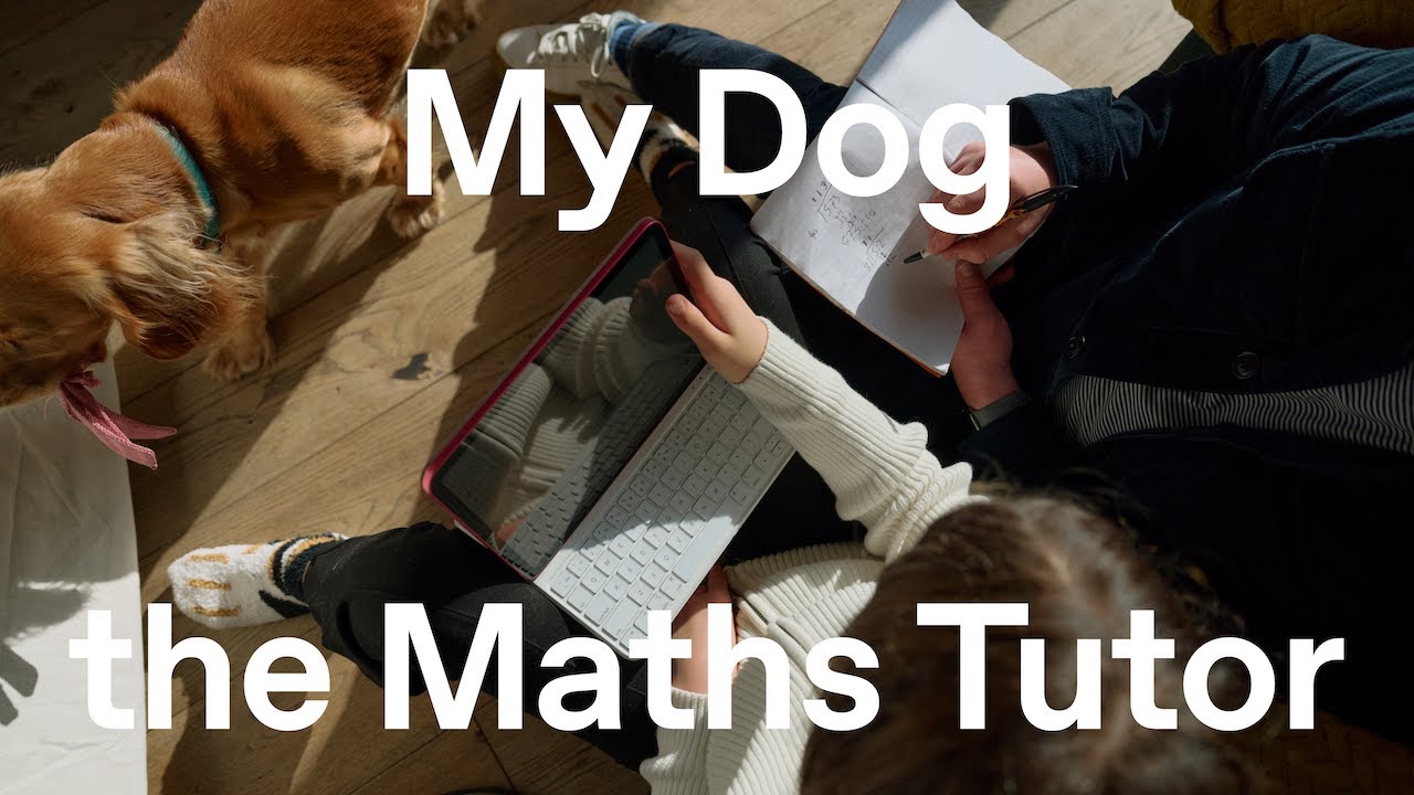My dog, the maths tutor