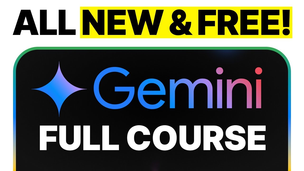 Google Gemini FULL COURSE 1 HOUR (Build & Automate Anything)