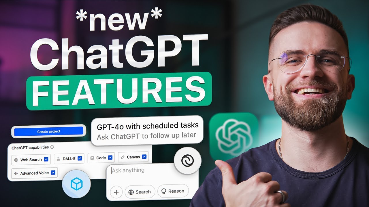 All NEW ChatGPT Features Explained in 2025! (Full Guide for Beginners)