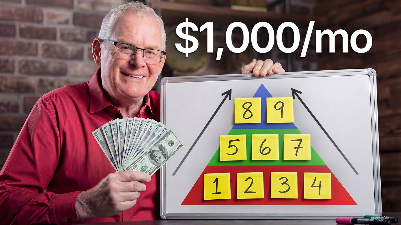 Как выйти на доход $1000/мес: пошаговая стратегия создания пирамиды подработок