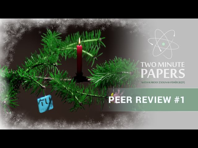 Peer Review #1 [Audio only] | Two Minute Papers